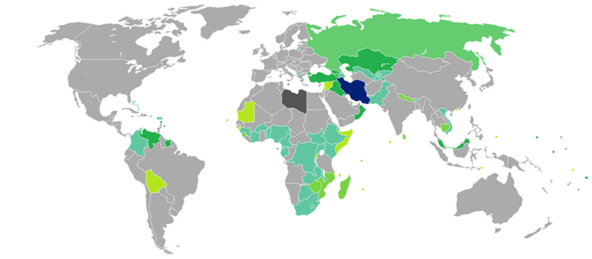 کشورهای بدون نیاز به ویزا در آسیا